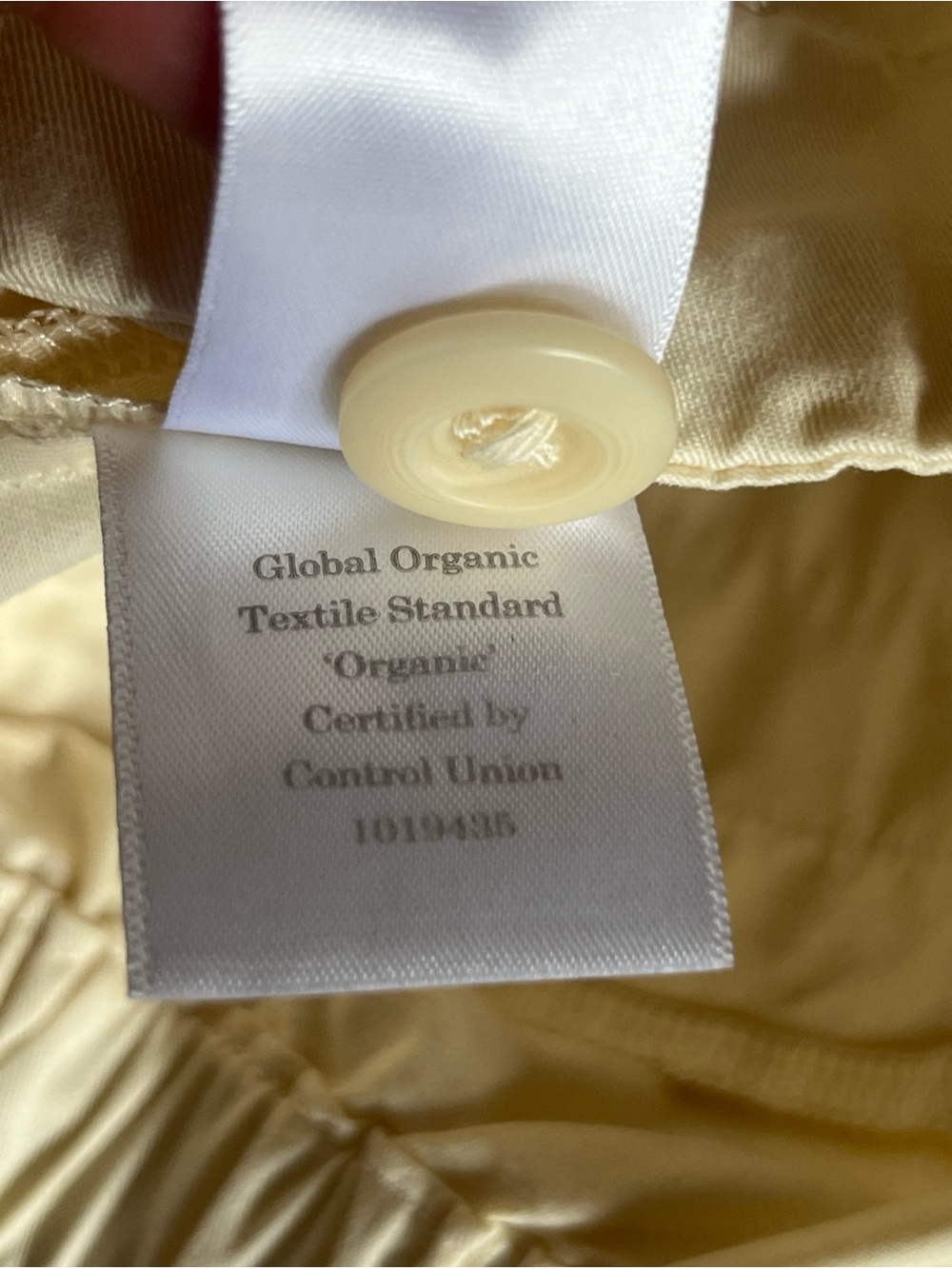 Everlane Cream Paperbag Waist Trousers with Tie Belt - Picture 8 of 10